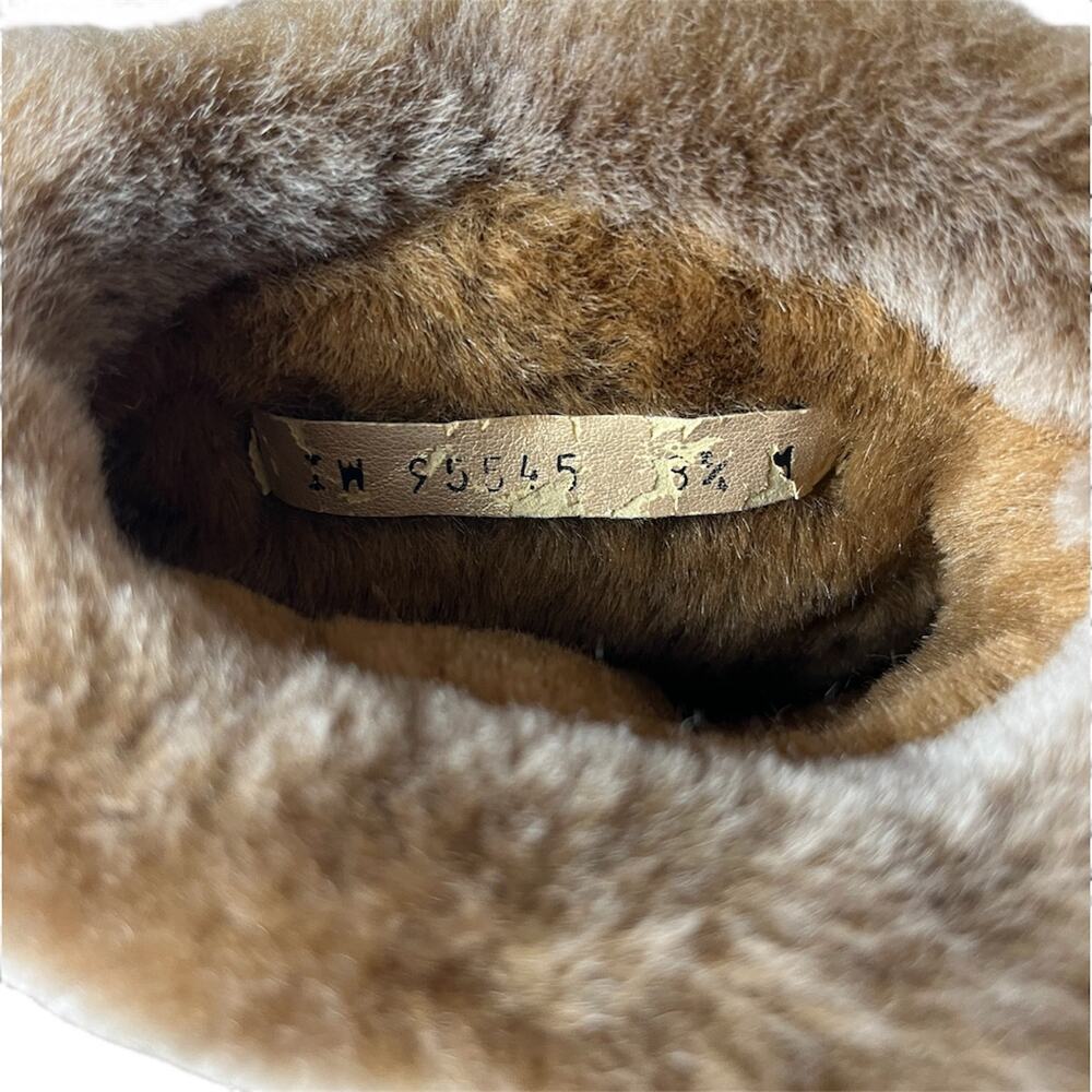 Stuart Weitzman Heeled Faux Fur Boots Boho Chic R… - image 7